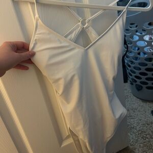 Shade & Shore White Swimsuit
